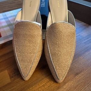 Cole Hann mules gorgeous shoe! Never worn size 10.5